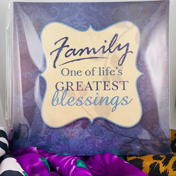 LFAMILY BLESSINGS CANVAS ART NWT - Picture 4 of 4